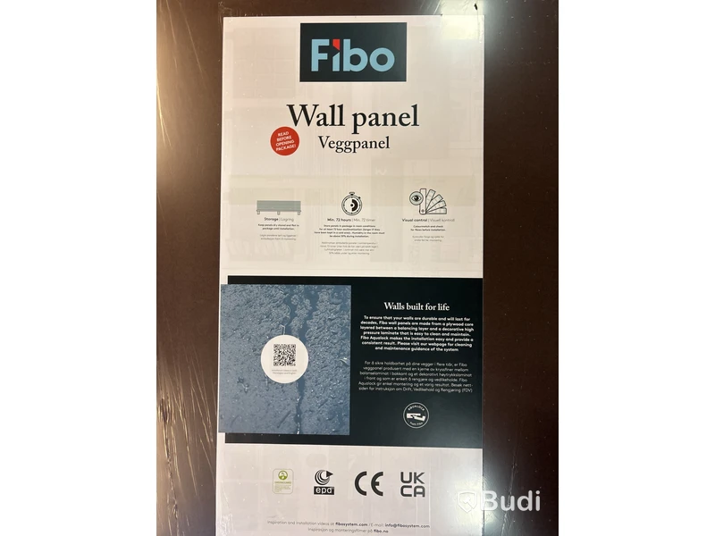 14,4 kvm VÅTRUMSPANEL FIBO ADAGIO METON GREY S F00