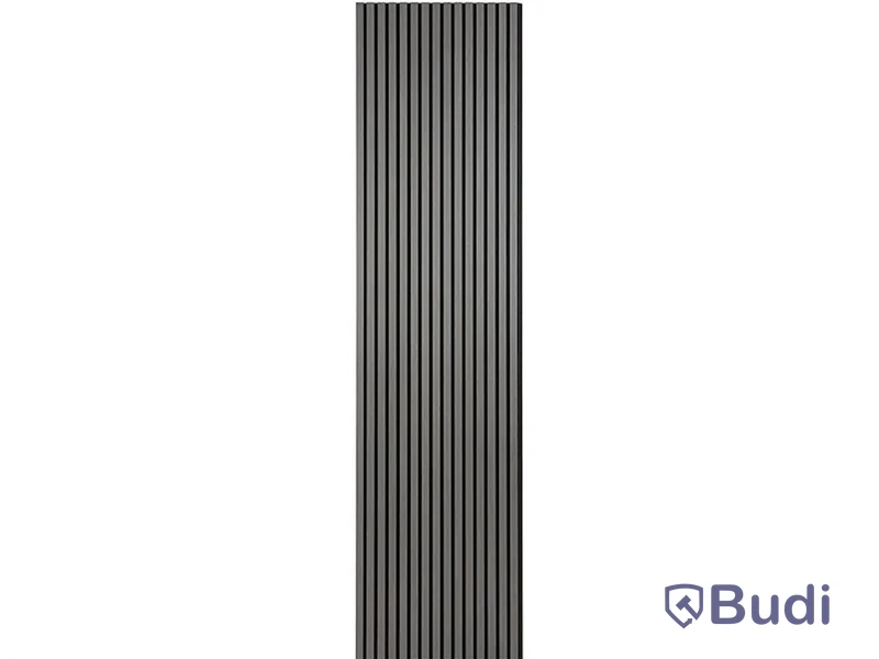 6 st. Akustikpanel ECON-panel 2400x600 mm, grå ek/svart
