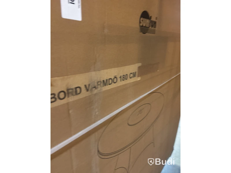 MATBORD SUNFUN VÄRMDÖ 180 CM GRÅ