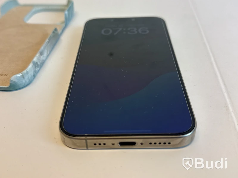 iPhone 15 Pro, 128 GB, grå