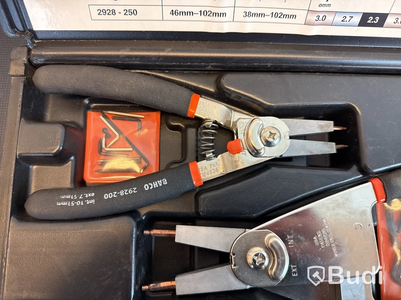 Låsringstång-set Bahco 9938