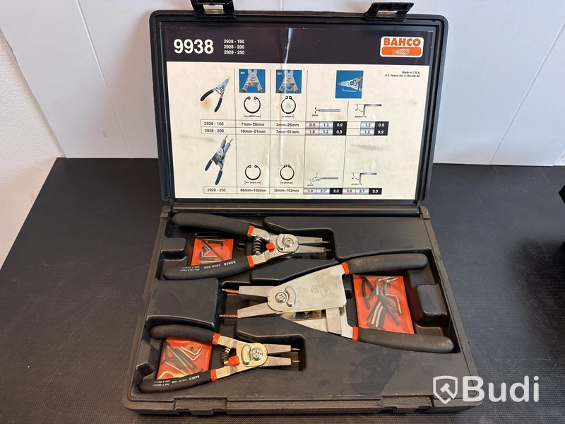 Låsringstång-set Bahco 9938