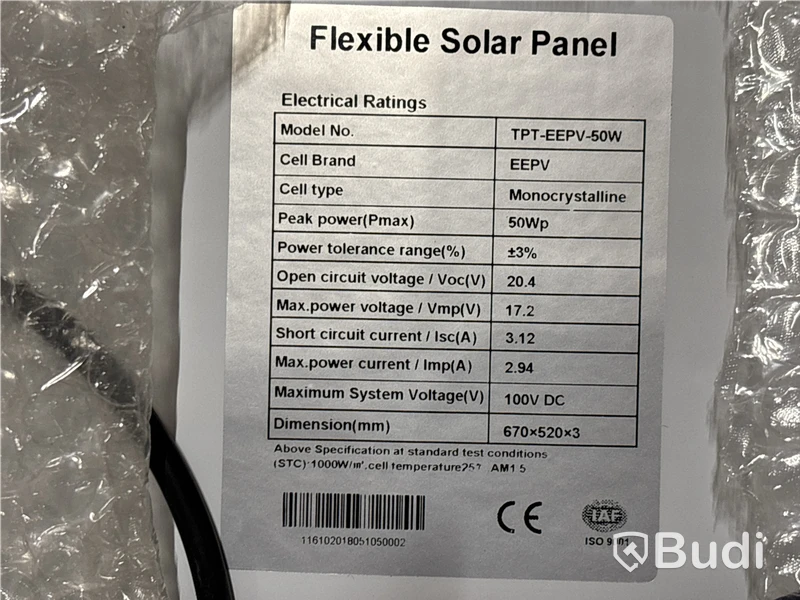Diverse Solcellpaneler
