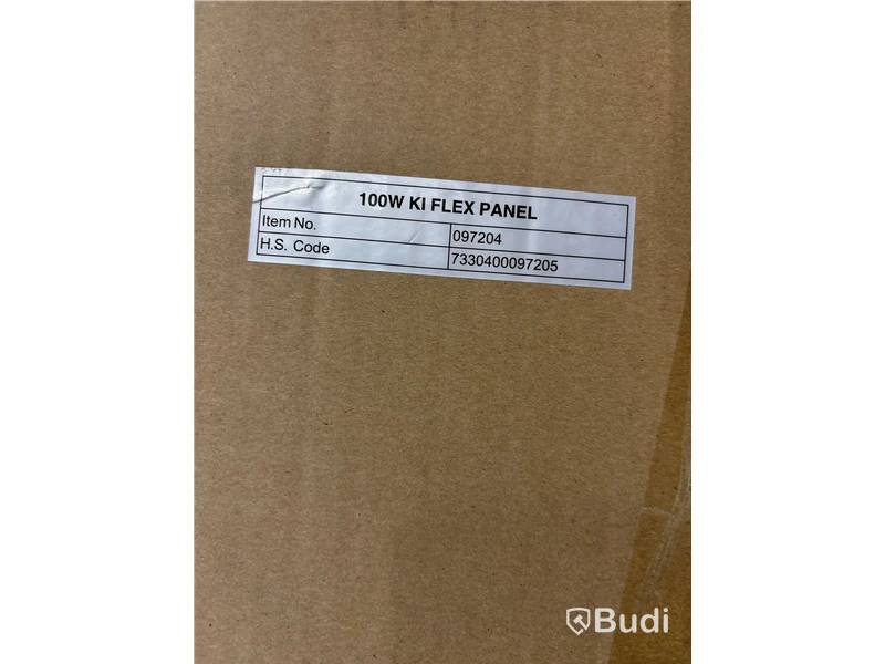 19 st. SOLPANEL 100W FLEX PANEL