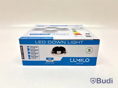 5 st. 4-pack LED-lampor Lumilo, Totum N 3000k, Quick Link