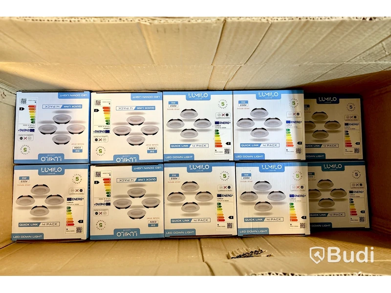 18st. 4-pack LED-lampor Lumilo, Totum W 3000k, Quick Link