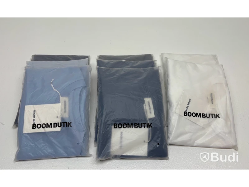 8 st. Tshirt BoomButik, blandade färger, unisex, stl. XXL