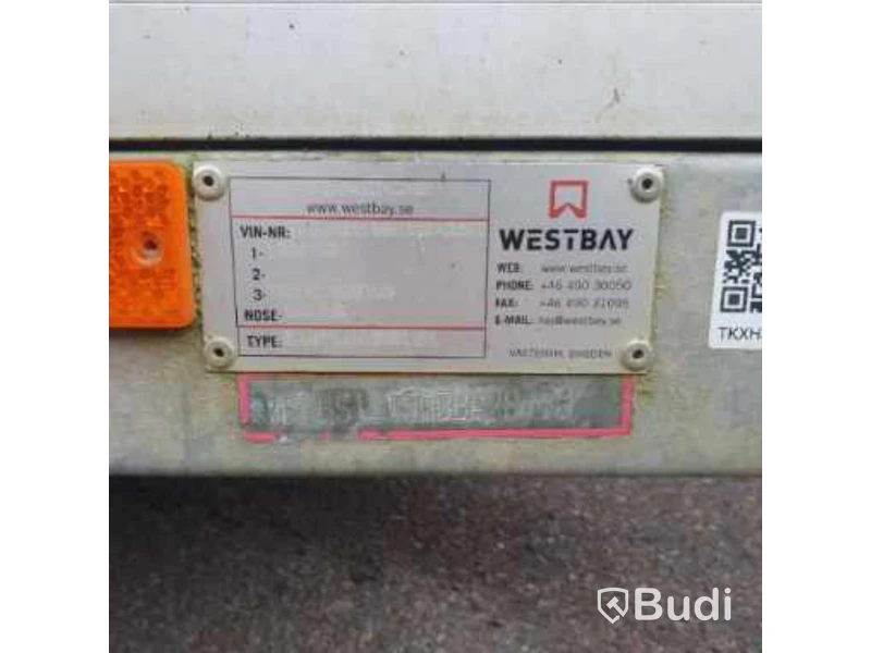 Sänkbar släpvagn Westbay Easyloader 1500 kg -2021