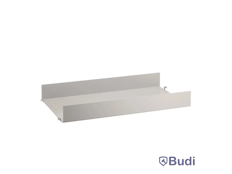 2 st. Hyllplan String, hög kant metall, beige, Totalt ord. pris inkl. moms: ca 1600 kr