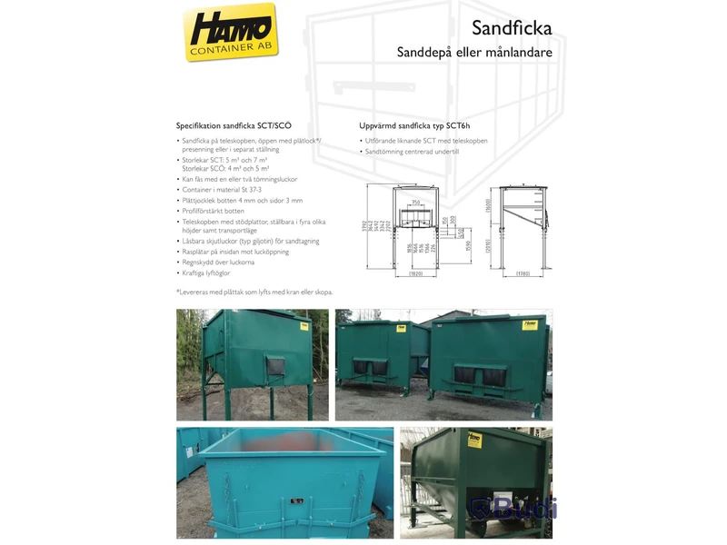 Sandficka HAMO 7m3