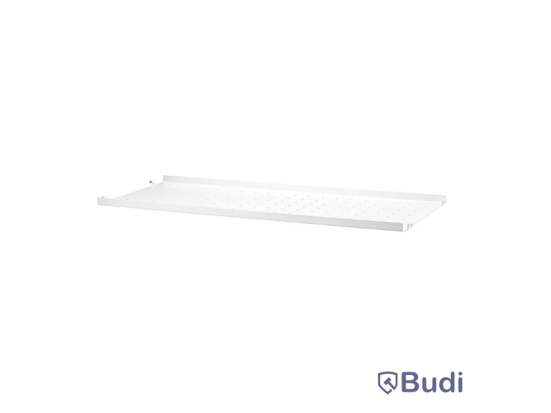 3 st. Hyllplan String, låg kant metall, vit 78x30, Totalt ord. pris inkl. moms: ca 2400 kr