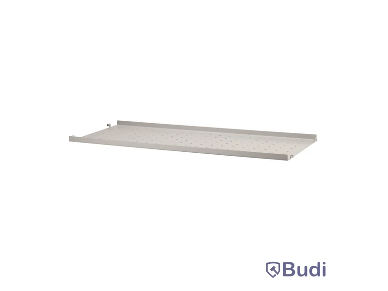 2 st. Hyllplan String, låg kant metall, beige, Totalt ord. pris inkl. moms: ca 1600 kr