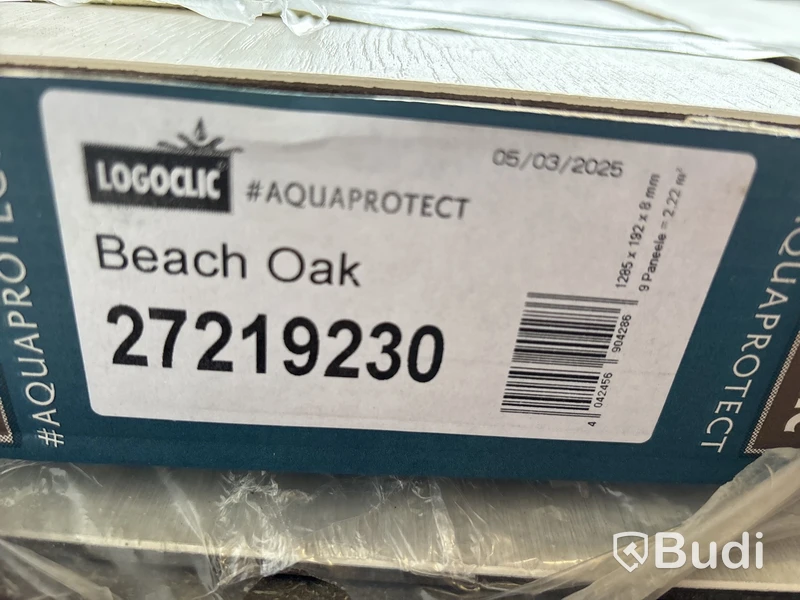 11,1 kvm LAMINATGOLV LOGOCLIC AQUAPROTECT BEACH OAK