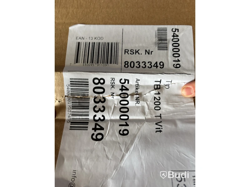 TVÄTTBÄNK NIMO TB 1200 T VIT 120CM