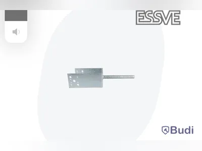 3 st. STOLPSKO ESSVE 5 mm, typ U, förzinkad