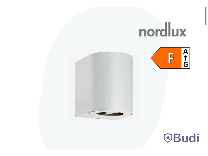 2 st. VÄGGARMATUR NORDLUX CANTO 49701001, 2x6W LED, IP44, 2700K