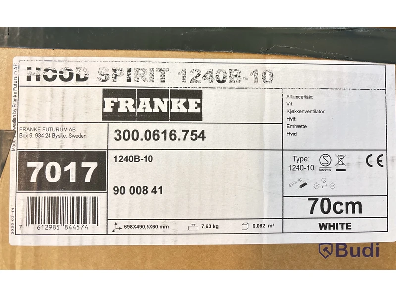 SPISFLÄKT FRANKE, SPIRIT ALLIANCE 1240B-10