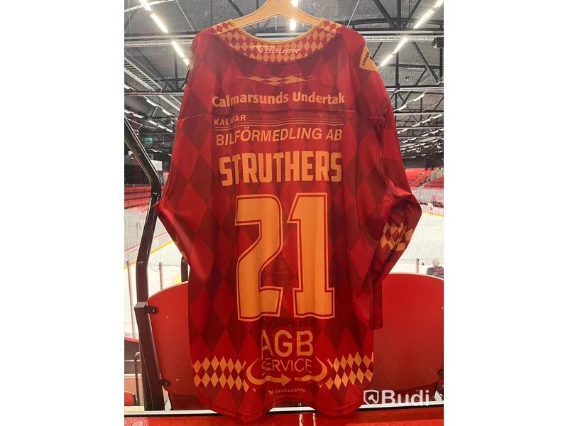 #21 STRUTHERS - Signerad matchtröja oktoberfest - Kalmar HC