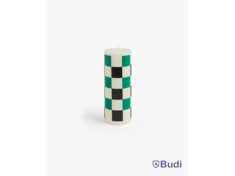 4 st. Column candle HAY, off-white, green & black M, Totalt ord. pris inkl. moms: ca 1600 kr