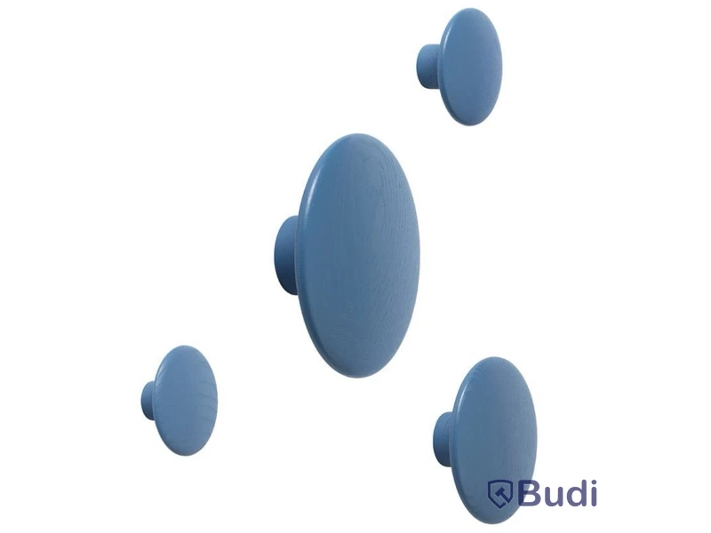 20 st. Dots Wood Muuto, olika storlekar, pale blue, Totalt ord. pris inkl. moms: ca 4900 kr