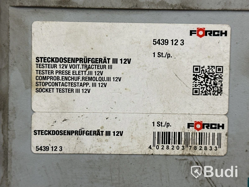 Uttagstestare III 12V, Förch