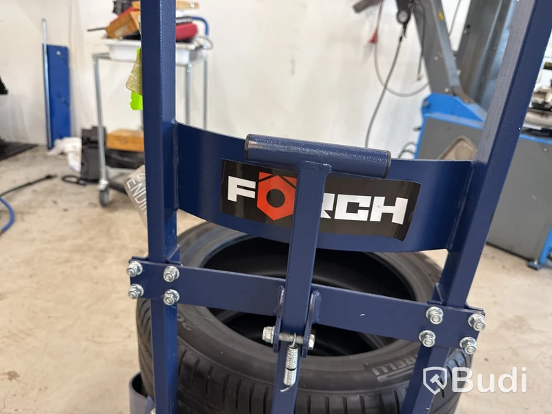 Däckvagn, blå, RCH med 2 st. däck