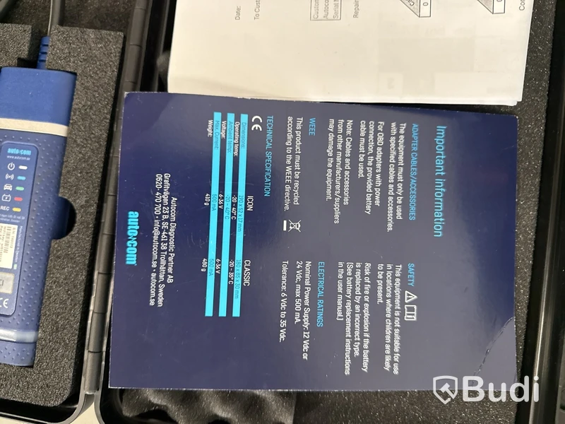 Panasonic Toughbook, Diagnosticeringsdata