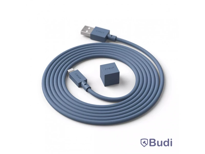 3 st. USB-A till lightning sladd Avolt Cable 1 Ocean Blue. Ord. pris inkl. moms: ca 900 kr.