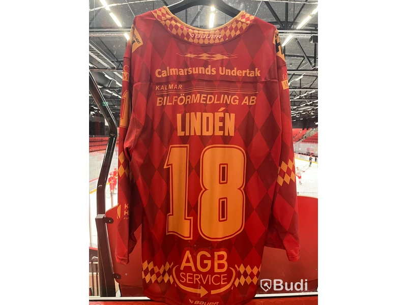 #18 LINDEN - Signerad matchtröja oktoberfest - Kalmar HC