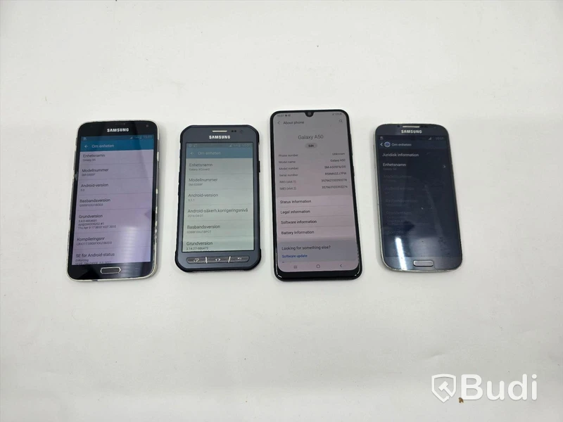 4 st. Samsungtelefoner