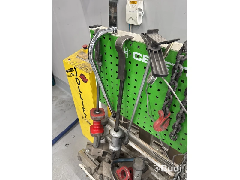 Riktbänk, dragriktare 10 ton, lift Jolift Master bench 35, inkl verktygsvagn