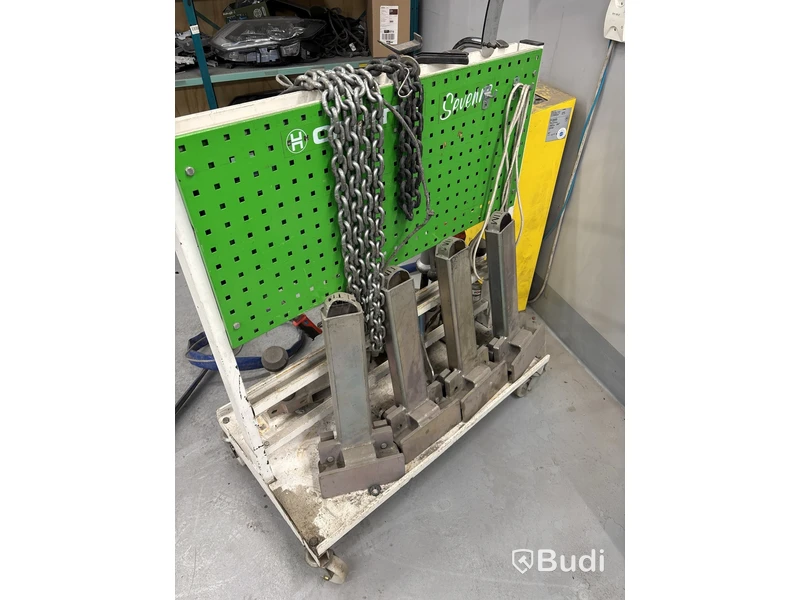 Riktbänk, dragriktare 10 ton, lift Jolift Master bench 35, inkl verktygsvagn