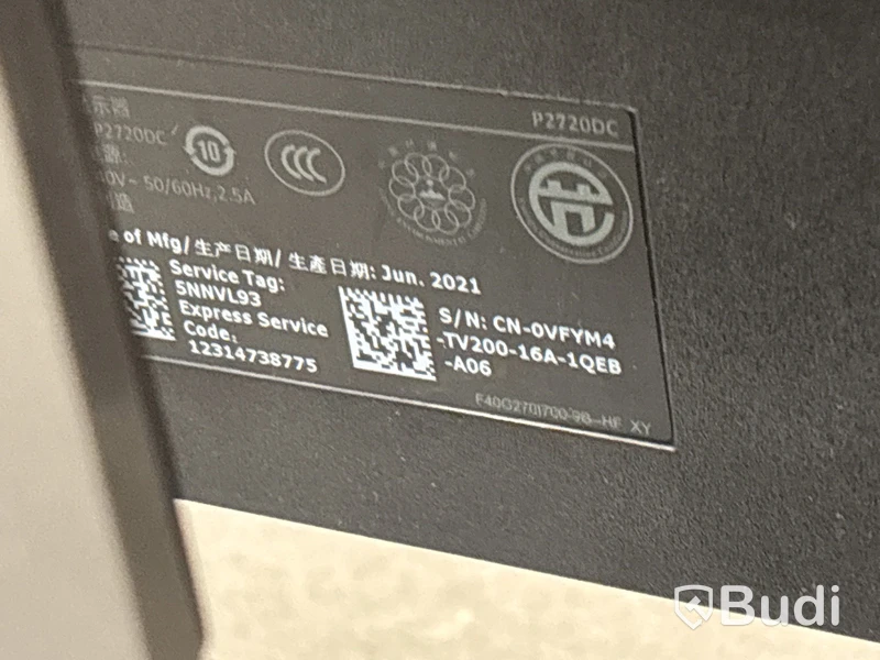 2 st. Datorskärmar, Dell P2720DC