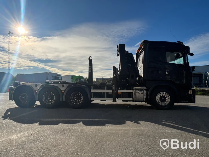 Kranväxlare Scania G450 LB 8X4*4 HNB -2015 | HIAB | Plogförberedd