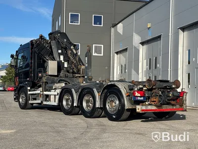 Kranväxlare Scania G450 LB 8X4*4 HNB -2015 | HIAB | Plogförberedd