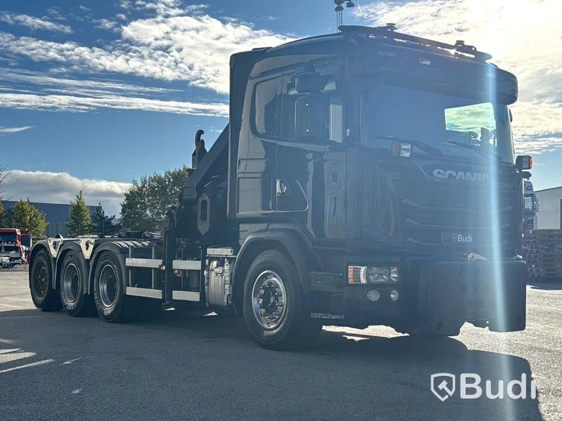 Kranväxlare Scania G450 LB 8X4*4 HNB -2015 | HIAB | Plogförberedd
