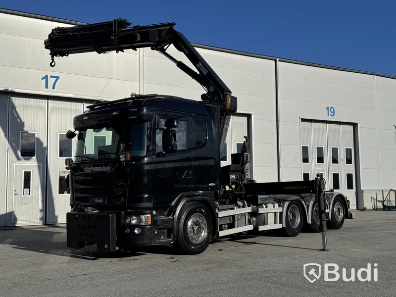 Kranväxlare Scania G450 LB 8X4*4 HNB -2015 | HIAB | Plogförberedd