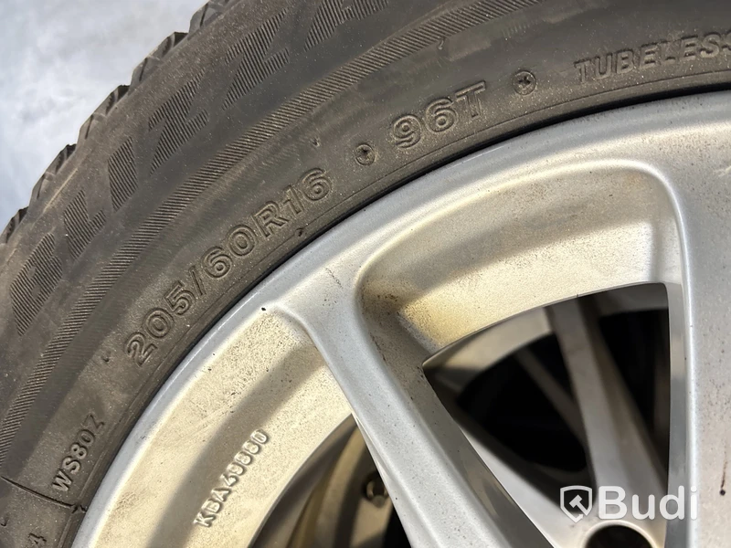 4 st. Vinterhjul Brisgestone 205/60R16 96T