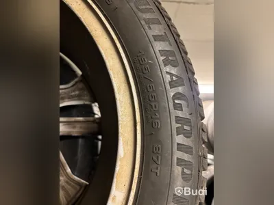 4 st. Vinterhjul Goodyear 195/55R16 87T