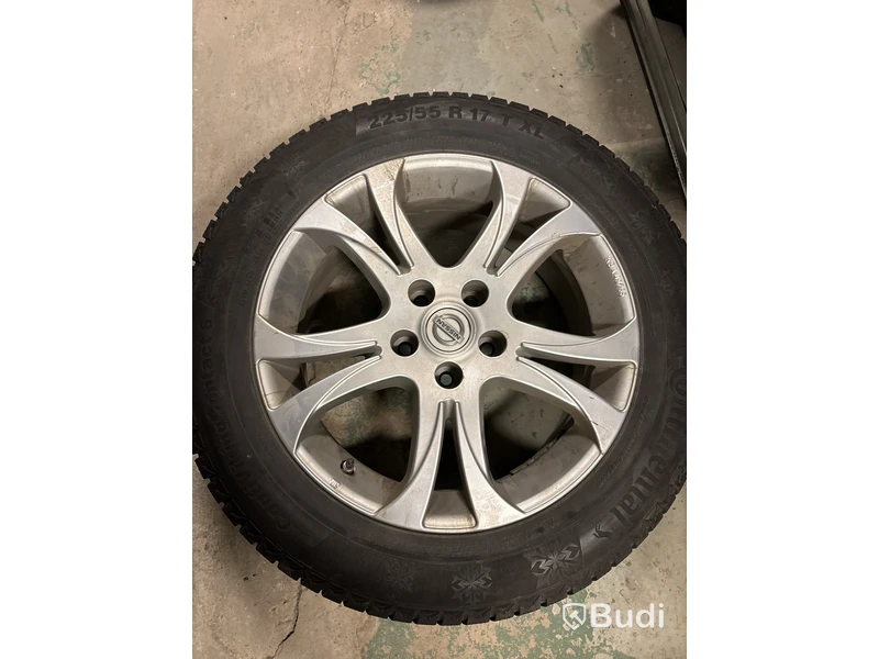 2 st. Vinterhjul Continental 225/55R17 T XL