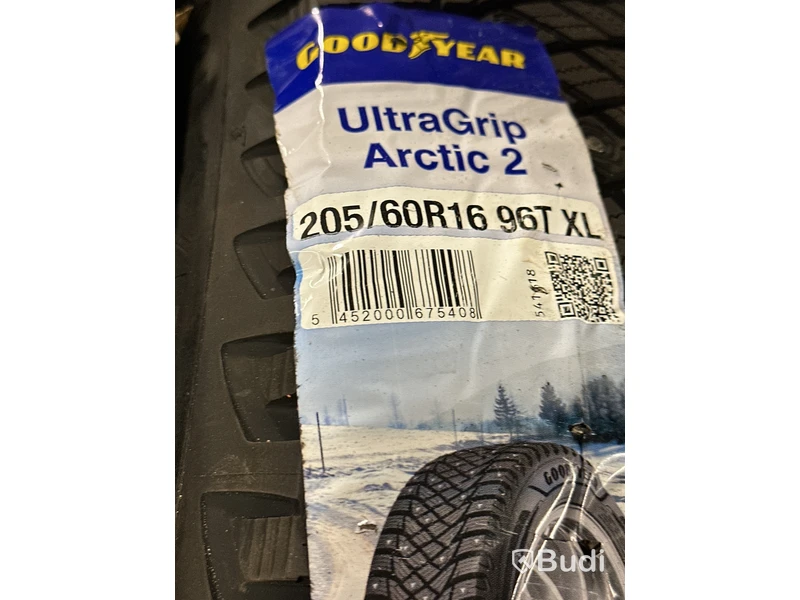 NY 4 st. Vinterhjul, Goodyear 205/60R16