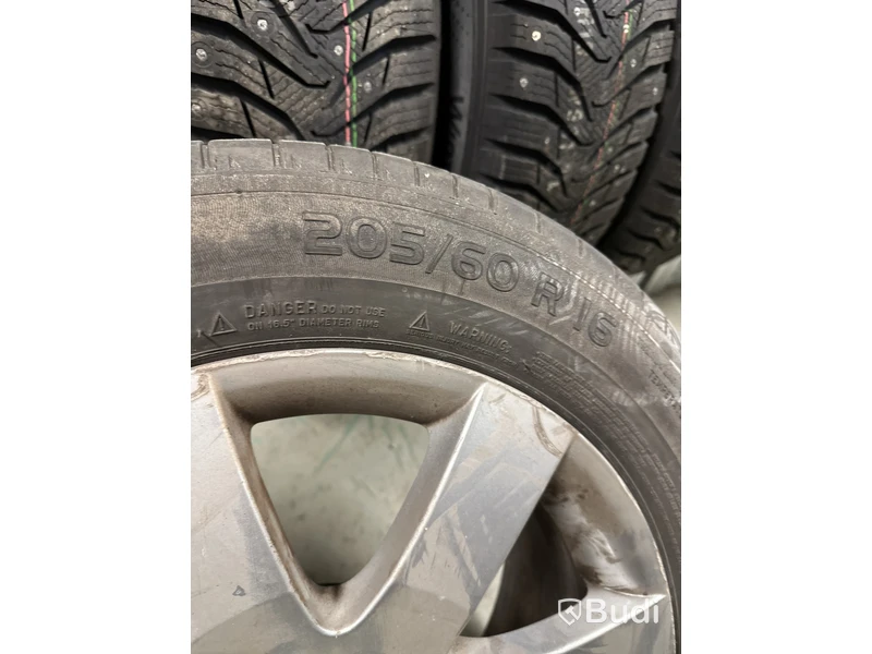 4 st. Sommarhjul, Michelin 205/60R16