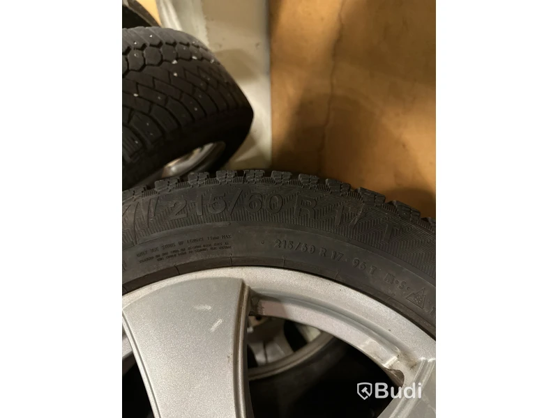 4 st. Vinterhjul, Gislaved 215/60R17