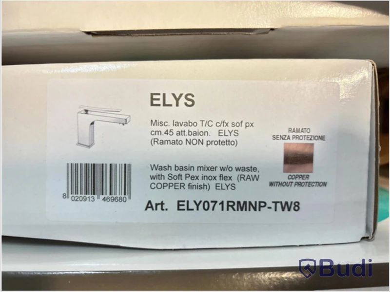 Tvättställsblandare Tapwell, ELYS 071, koppar