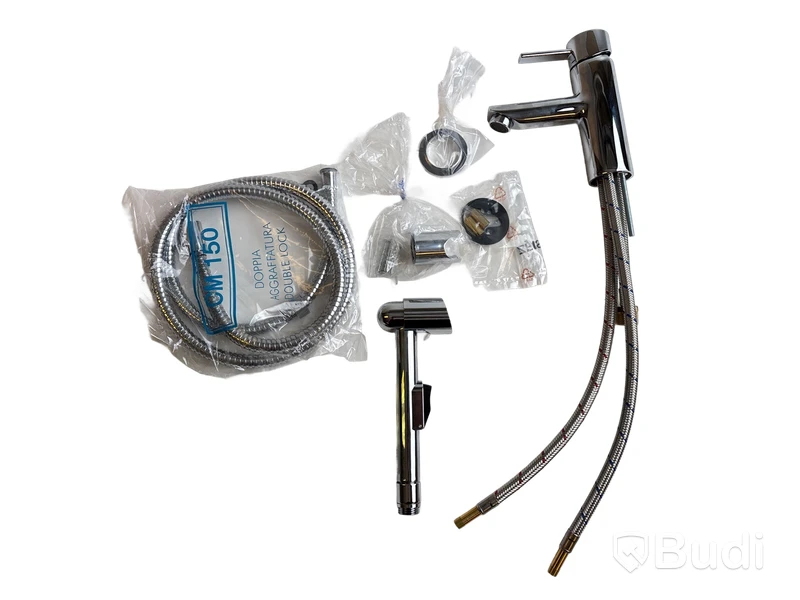 Tvättställsblandare och dusch set Tapwell, LVI6184740, krom
