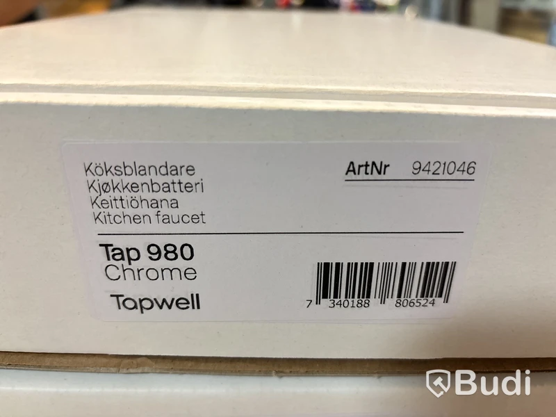 Köksblandare Tapwell, TAP980, krom