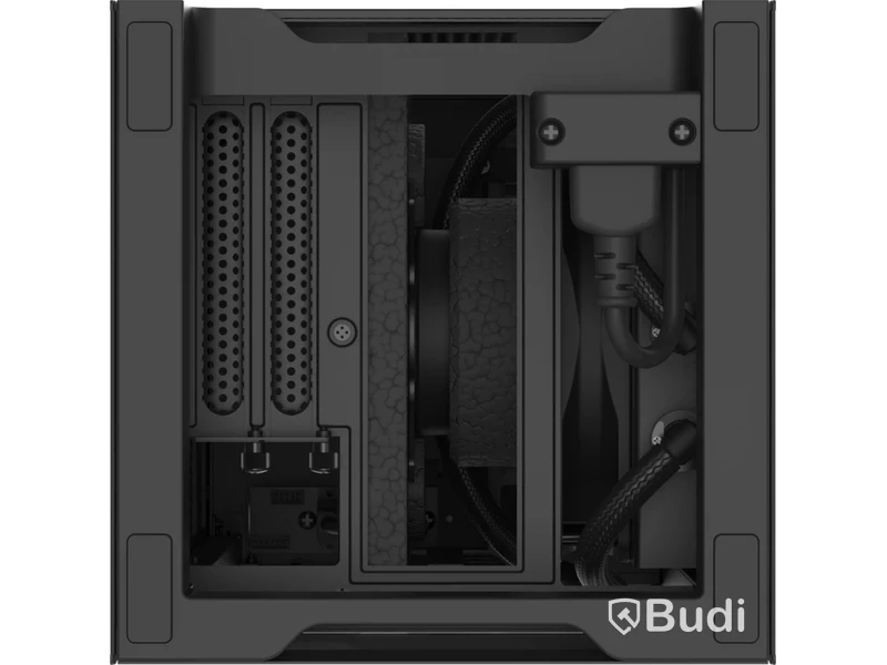 4 st. Datorchassi NZXT H1 svart