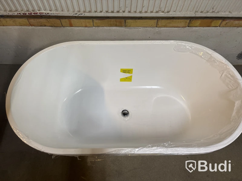 BADKAR RIVA FLORIDA FRISTÅENDE VIT 150 CM