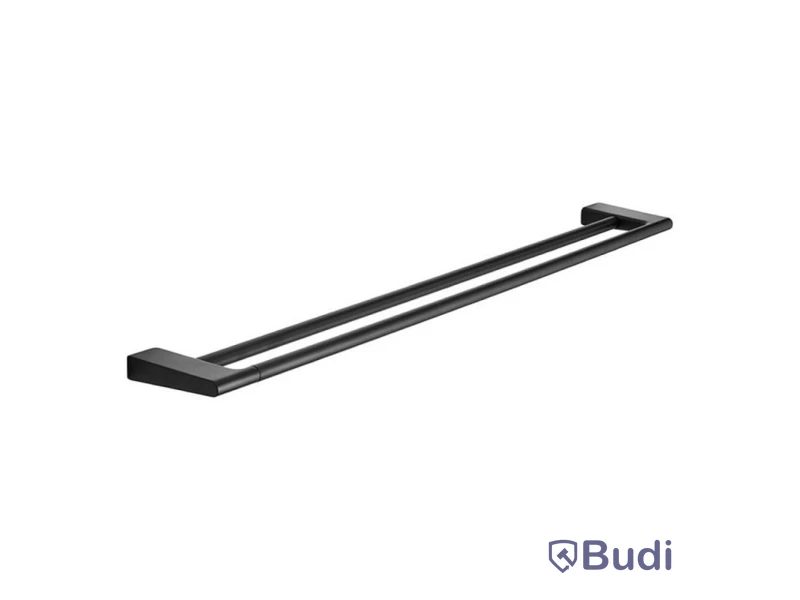 2 st. Handuksstänger Pressalit, 81cm, matt svart