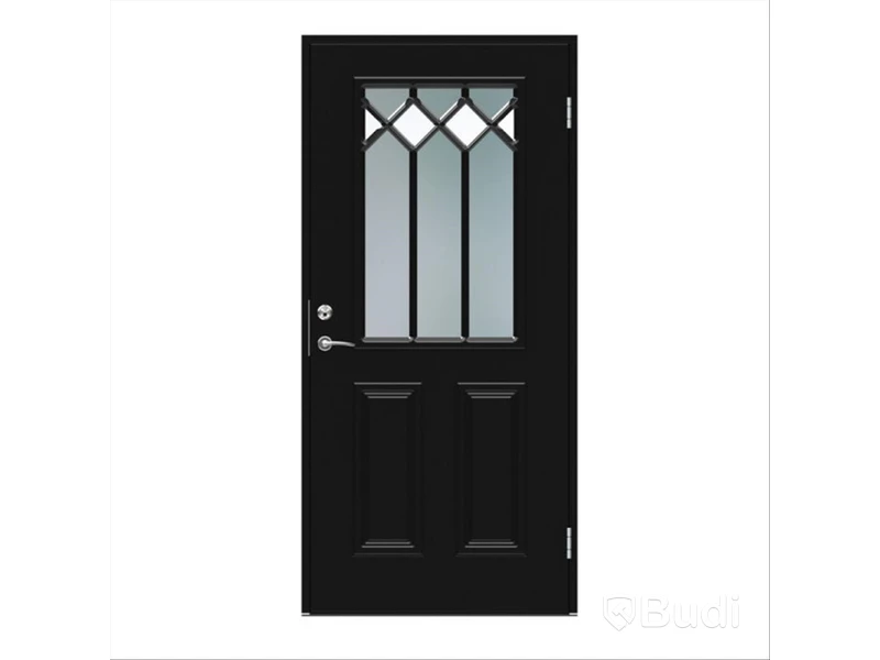 YTTERDÖRR SWEDOOR CLASSIC CORELLI SVART 10x21 HÖGER